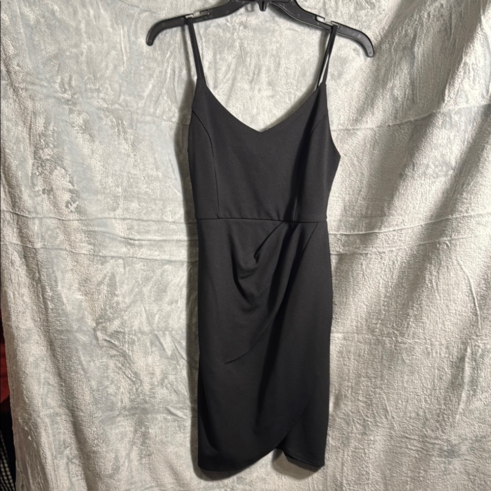Zalalus Dress NWT black‎ women’s small short midi, long mini depending on height
